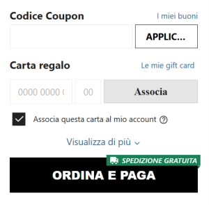 Shein codice coupon